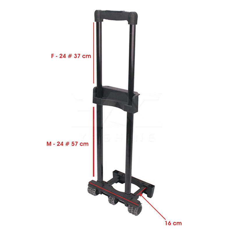 Export to Pakistan, Bangladesh Luggage Trolley Iron Pipe Parts 20inch 24inch 28inch 32inch etc
